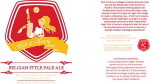 Wild Wolf Brewing Company Kick It Hunny June 2014