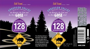Anderson Valley Brewing Company The Kimmie, The Yink, And The Holy Gose May 2014