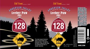 Anderson Valley Brewing Company Leeber Paw Pils May 2014