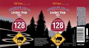 Anderson Valley Brewing Company Leeber Paw Pils