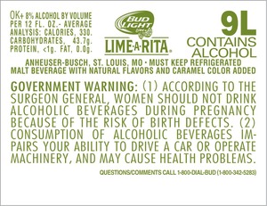 Bud Light Lime Lime-a-rita