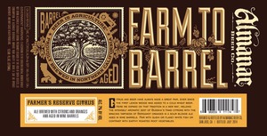 Almanac Beer Co. Farmer's Reserve Citrus May 2014