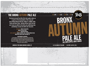 The Bronx Brewery Bronx Autumn Pale Ale June 2014