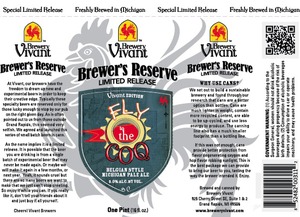 Brewery Vivant Fly To The Coq May 2014