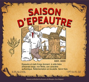 Brasserie De Blaugies Saison D'epeautre June 2014