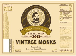 Adelbert's Brewery Vintage Monks June 2014