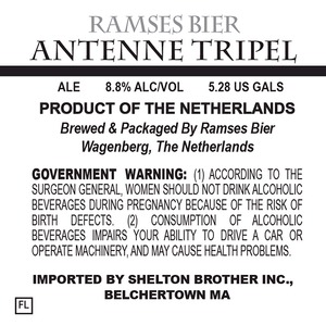 Ramses Bier Antenne Tripel