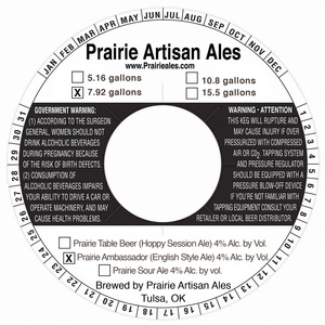 Prairie Artisan Ales Prairie Ambassador