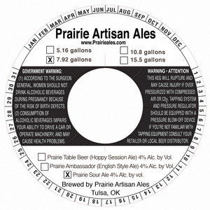 Prairie Artisan Ales Prairie Sour