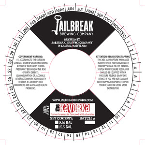 Jailbreak Brewing Company The Kavorka
