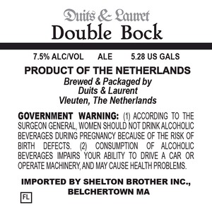 Duits & Lauret Double Bock June 2014