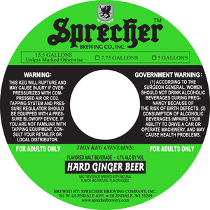 Sprecher Hard Ginger Beer