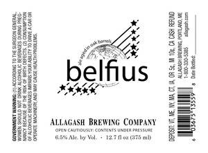 Allagash Brewing Company Belfius