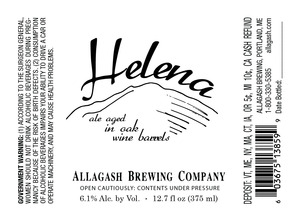 Allagash Brewing Company Helena