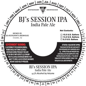 Bj's Session Ipa 