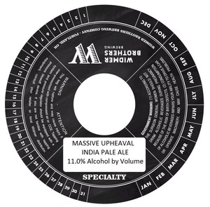 Widmer Brothers Brewing Company Massive Upheaval June 2014