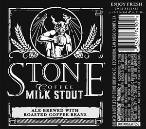 Stone Brewing Co Stone Coffee Milk Stout June 2014