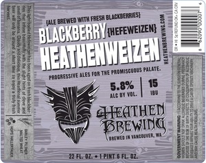 Heathen Brewing Blackberry Heathenweizen