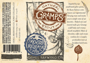 Odell Brewing Company Gramps