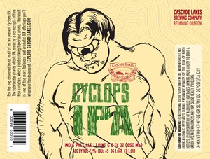 Cascade Lakes Brewing Company Cyclops IPA June 2014