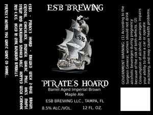 Pirate's Hoard Barrel Aged Imperial Brown Maple Ale