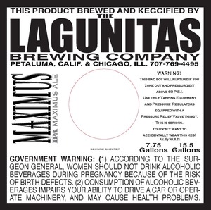 The Lagunitas Brewing Company Maxiums IPA