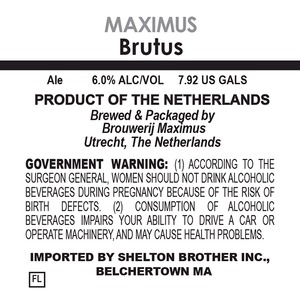 Brouwerij Maximus Brutus June 2014