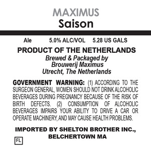 Brouwerij Maximus Saison