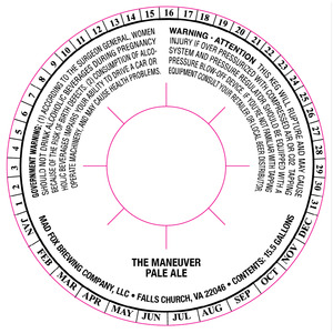 Mad Fox Brewing Company The Maneuver Pale Ale