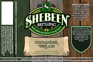 Shebeen Brewing Company Cucumber Wasabi