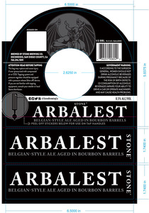 Stone Brewing Co Arbalest June 2014