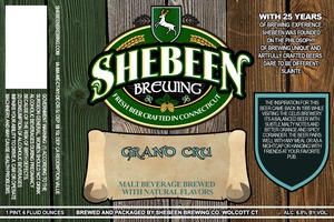 Shebeen Brewing Company Grand Cru