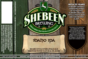 Shebeen Brewing Company Idaho IPA