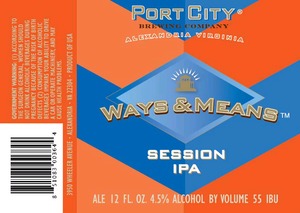 Port City Brewing Company Ways & Means