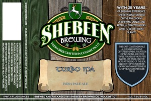 Shebeen Brewing Company Turbo IPA June 2014