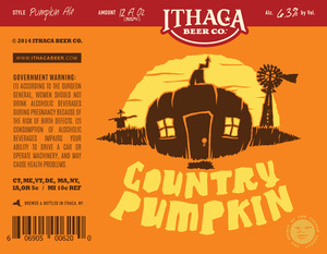 Ithaca Beer Company Country Pumpkin June 2014