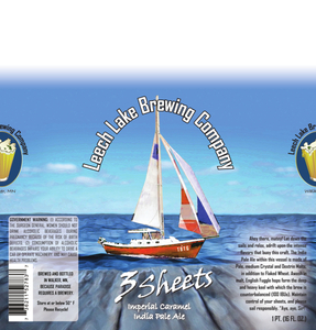 Leech Lake Brewing Company 3 Sheets Imperial Caramel