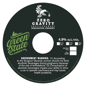 Zero Gravity Green State June 2014