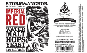 Storm & Anchor Imperial Red June 2014