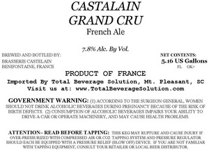 Castalain Grand Cru June 2014