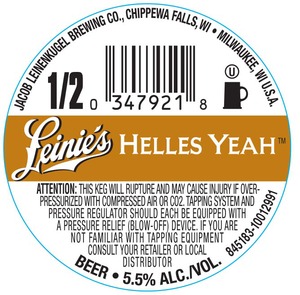 Leinenkugel's Helles Yeah June 2014