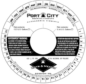 Port City Brewing Company Ways & Means