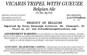 "vicvaris Tripel With Gueuze June 2014