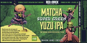 Red Brick Matcha Super Yuzu Green IPA