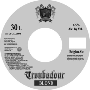 Troubadour Blond June 2014