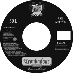 Troubadour Imperial Stout June 2014