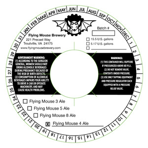 Flying Mouse Brewery Flying Mouse 4 Ale June 2014