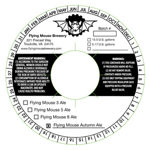 Flying Mouse Brewery Flying Mouse Autumn Ale June 2014