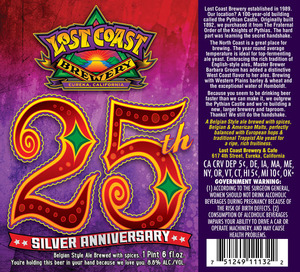 Lost Coast Brewery 25th Silver Anniversary June 2014