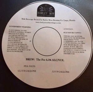 Barley Mow Brewing Company The Fez June 2014